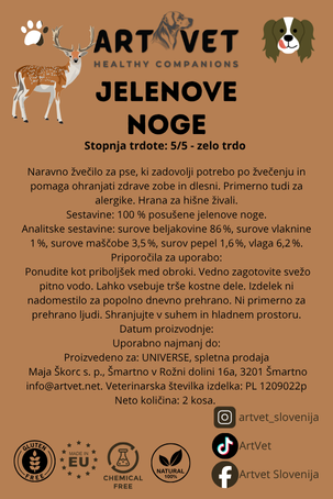 ArtVet jelenove noge, 2 kosa