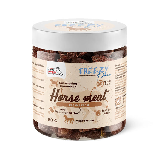 Liofilizirano meso konja za pse, 80 g