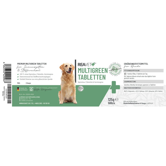 MultiGreen tablete, 500 kosov