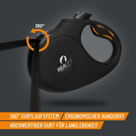 Zložljiv povodec za pse, S - 5 m