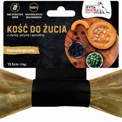 Žvečljiva kost - hipoalergena s konjskim mesom 13,5 cm