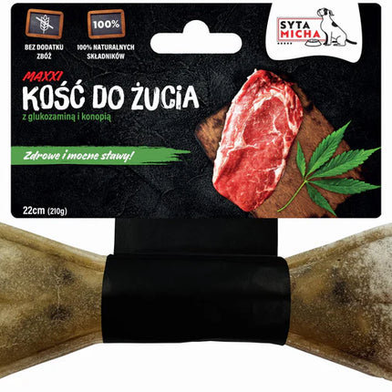 Žvečljiva kost - močni sklepi 22 cm