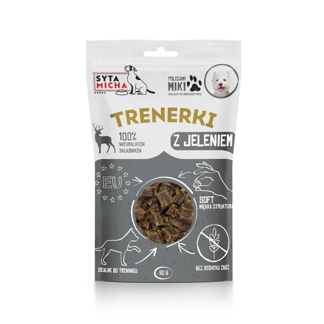 Trening priboljški za pse jelen, 80 g