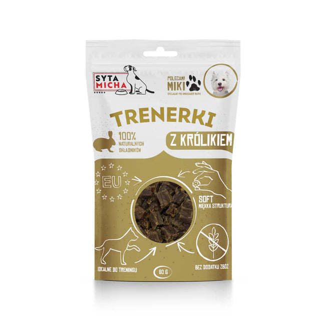 Trening priboljški za pse zajec, 80 g