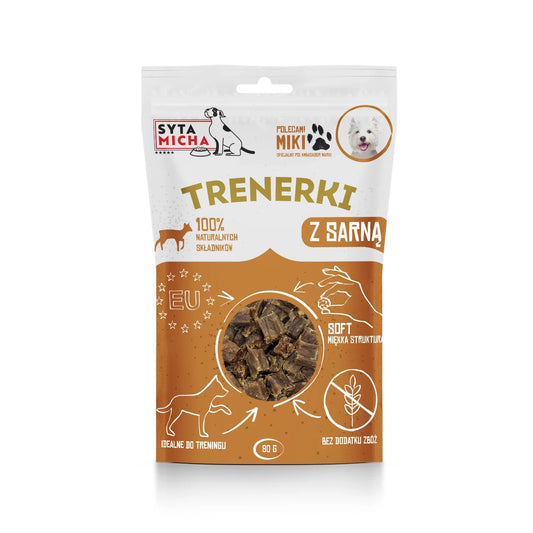 Trening priboljški za pse srna, 80 g