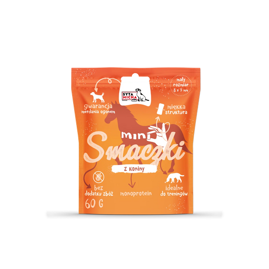 Mini pasji priboljški s konjem, 60 g