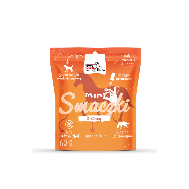 Mini horse dog treats, 60 g