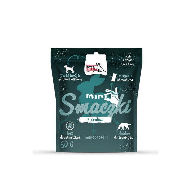 Mini pasji priboljški z zajcem, 60 g