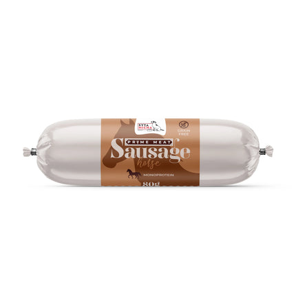 Dog sausage - horse, 80 g