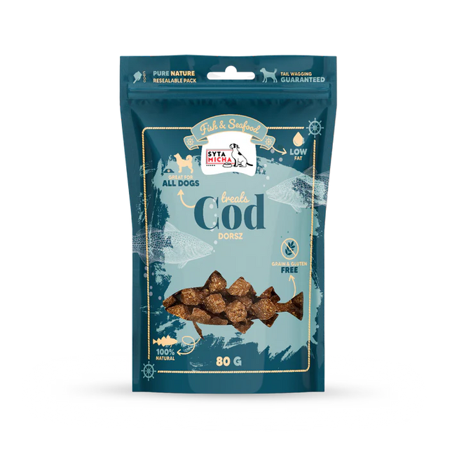 Cod dog treats, 80 g