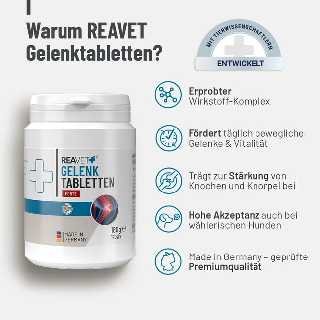 Naravne tablete Forte za sklepe psov, 180 tablet