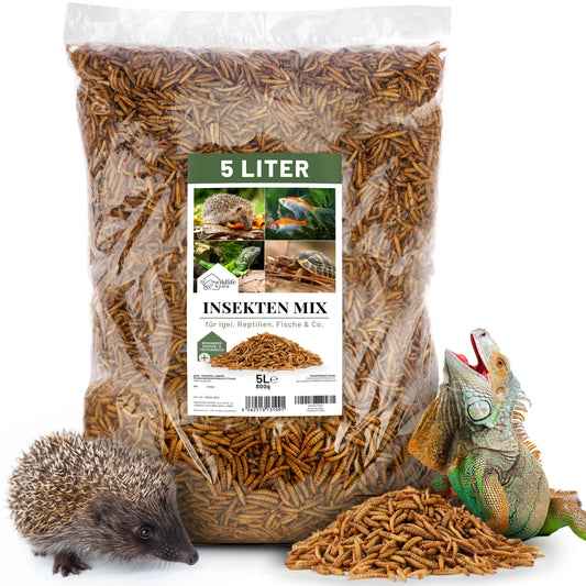 Mešanica žuželk za plazilce, ribe in glodavce 800 g