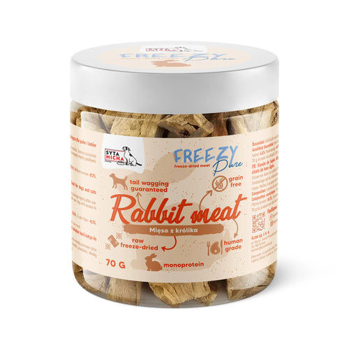 Liofilizirano meso zajca za pse, 70 g