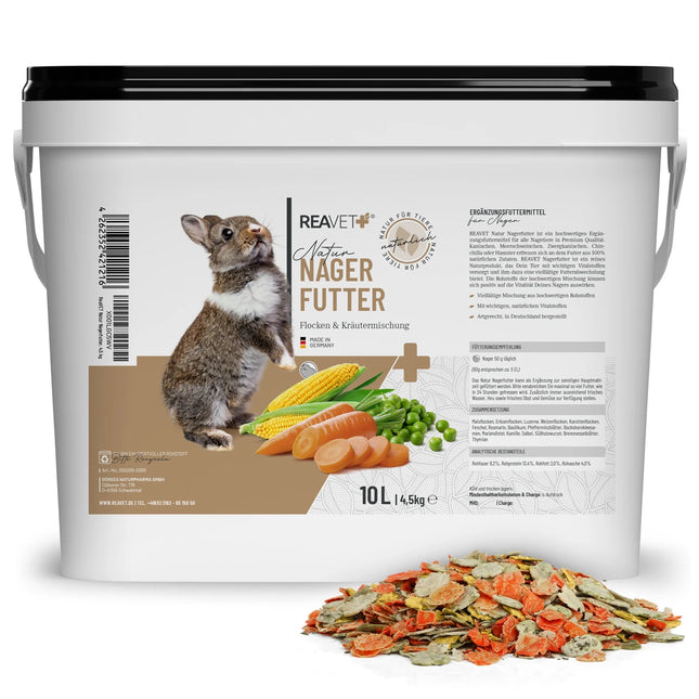 Naravna hrana za glodavce, 10L, 4,5 kg