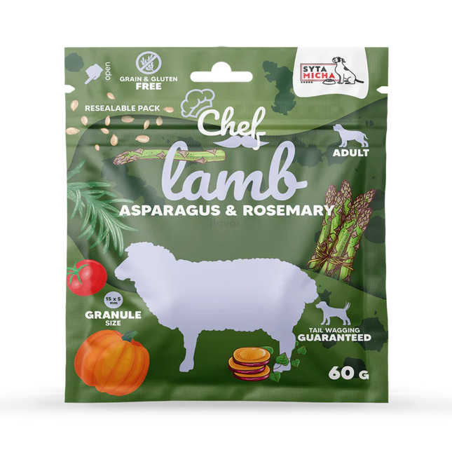 Chef suha hrana za pse s probiotiki – jagnjetina, 60 g